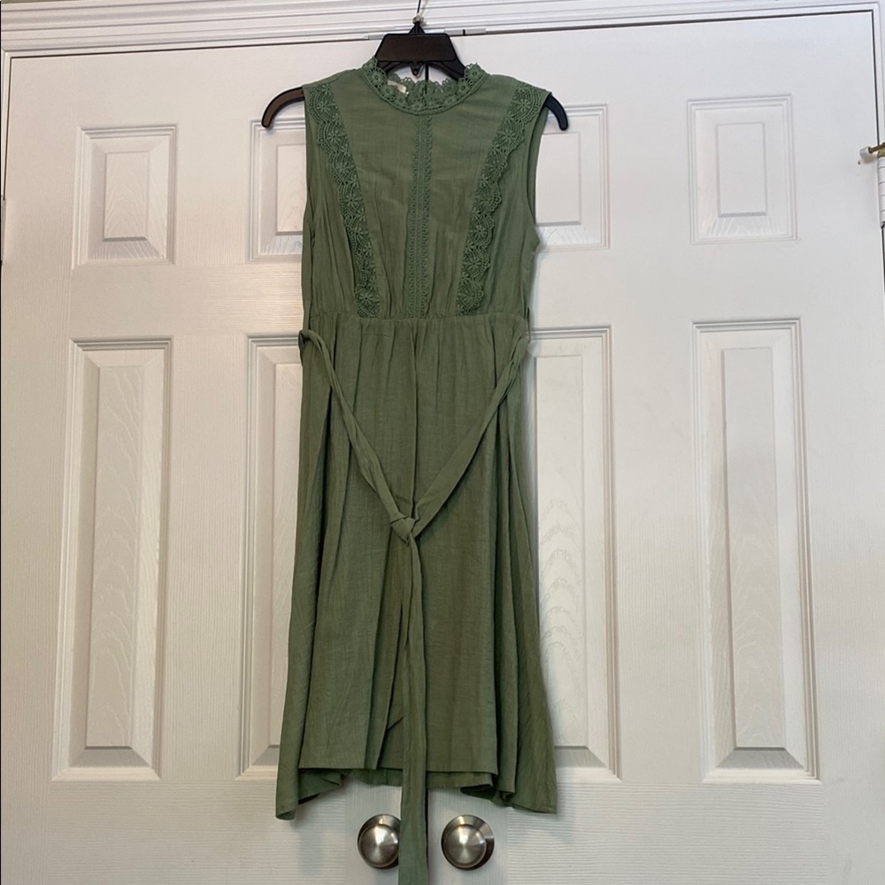 JJs House Elegant Green High Low Dress